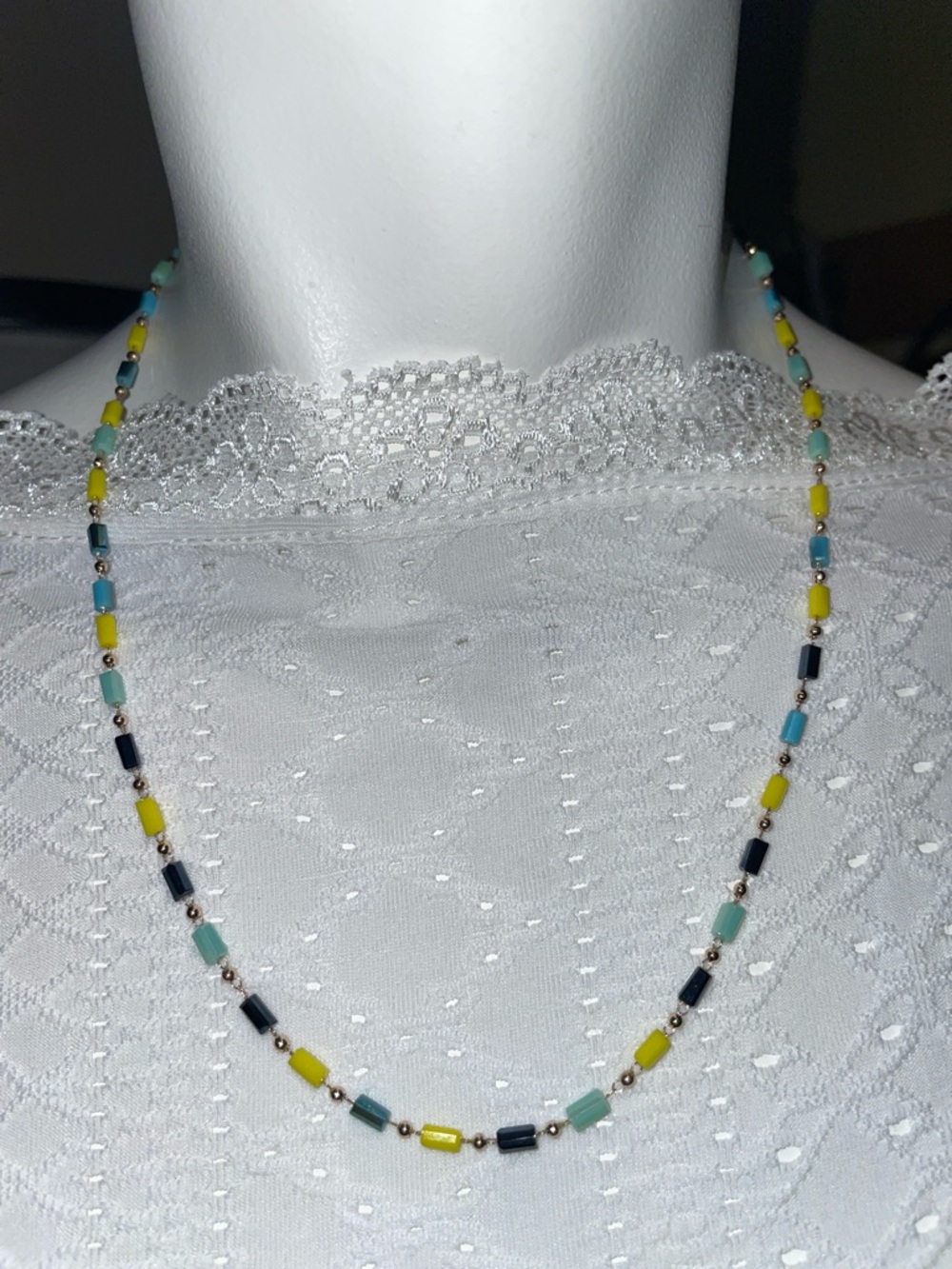 Plunder Dainty Beaded Necklace